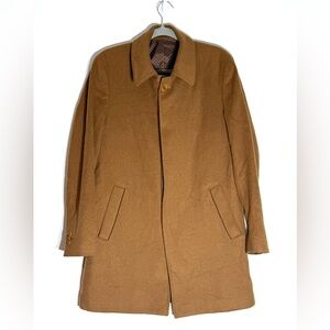 Sayki Brown Wool Overcoat